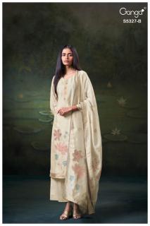 Ganga kyoko 5327 wholesale market in mumbai for dress materials